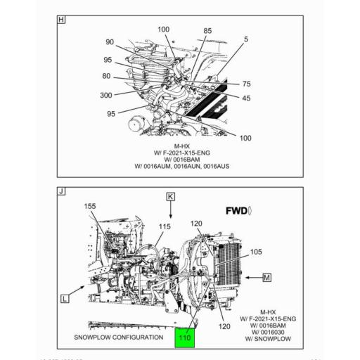 C Navistar International Hose Air Condition Cond To