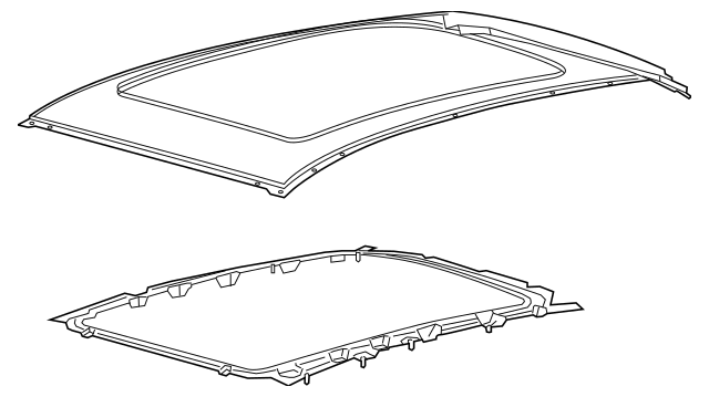 Ej Z A Ford Roof Panel Source One Parts Center