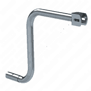 Crank Handle, Retractable, Universal, With Axle, 12 in