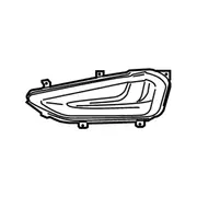 Fog Light Trim Lamp Bezel - Right, Front