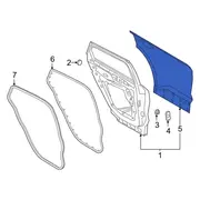 Door Outer Panel - Right, Rear,
