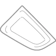 Quarter Glass Window - Left