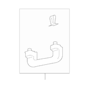 Interior Grab Bar Assist Handle - Left, Rear (Series 34/66/ST L)
