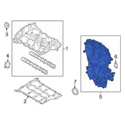 Cover Oil Pump Engine Timing <br>An for a vehicle - 1.5L (AT)