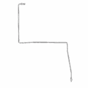 Fuel Line Tube Assembly, Right Side, 1166 mm Length, S60 14L