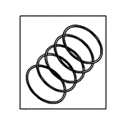 Piston Ring Kit Includes: Set Of Rings For 1 - 1MM Oversize 6.2L
