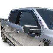 Supercrew Low Profile Side Window Deflectors by Lund