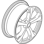 Wheel Rim 7.5 X 18 (Style 1)