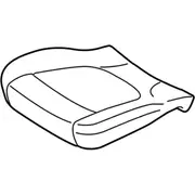 Seat Cover Cushion - Left, Front