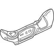 Seat Trim Panel Shield - Left, Front (Police)
