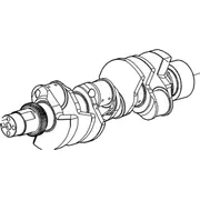 Cylinder Block Crankshaft - 6.7L