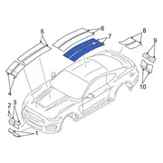 Roof Decal Stripe Sticker