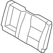 Seat Back Cushion Cover - Left, Rear (Phantom/Raptor)