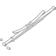 Leaf Spring - Left, Right, Rear