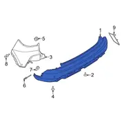 Bumper Cover - Rear (Plug In Hybrid)