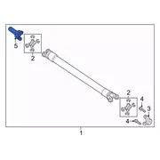Drive Shaft Flange Yoke Coupling Prop - Front, Rear