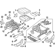 Seat Track Cover - Front, Driver