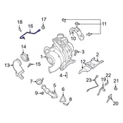 Tube Turbocharger Coolant Line - 6.7L