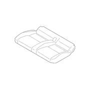 Seat Cover Cushion - Rear (Series 410V, Series 420V)