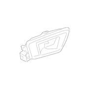 Interior Door Handle - Right, Rear, Inner