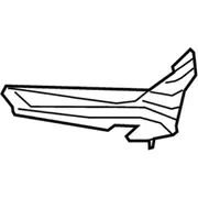 Fog Light Trim Cover - Left, Front