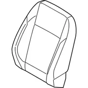 Seat Back Cushion Cover - Right, Front