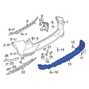 Bumper Cover Valance Panel - Rear (GT Feature Car)