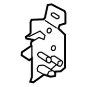Door Hinge - Left, Rear, Lower