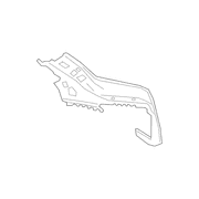 Roof Rail Reinforcement Quarter Panel Extension - Left, Inner