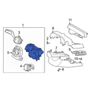 Steering Column Switch Housing Heated Wheel
