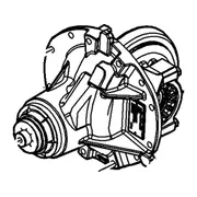Differential And Carrier - Rear, Center