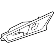 Interior Door Handle - Left, Front, Inner