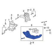 Transmission Crossmember Engine Support Insulator Automatic Mount Bracket - 2.3L