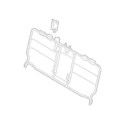 Seat Back Frame Retaining - Rear