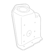Coil Spring Pocket Seat Bucket - Left, Front