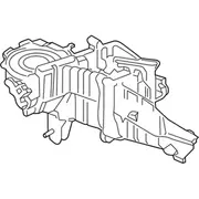 Air Conditioning (A/C) Evaporator Core and Case HVAC Unit