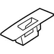 Door Switch Trim Panel Housing - Right, Front, Driver (Police)