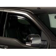 Putco Smoke In-Channel Side Window Deflectors, Front Only 2-Piece Set for Super Cab