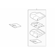 Seat Cushion Foam Pad Blower <br>Foam for - Front, Passenger (Reserve)