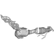 Catalytic Converter with Integrated Exhaust Manifold And Catalyst - 2.0L