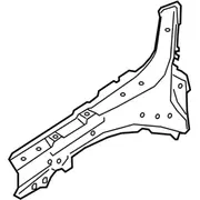 Frame Side Member Sidemember - Right, Front