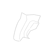 Seat Back Recliner Adjustment Mechanism Cover Latch - Rear, Inner