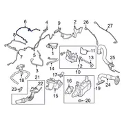 Evaporative Emissions System Lines Connecting Hose - 2.5L