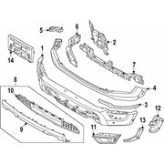 Bumper Cover Bracket Mounting <br>Mounting for - Right, Front, Outer