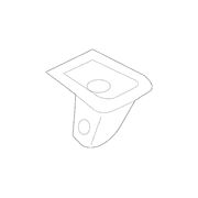 Seat Belt Anchor Plate Cover - Right, Rear, Upper