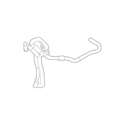 Water Tube Radiator Coolant Hose - Outlet