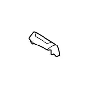 Seat Belt Trim Bezel Guide Bracket <br>Trim that surrounds the opening