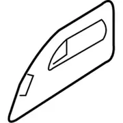 Interior Door Handle Trim Cover - Left, Front (XL)