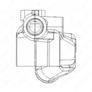 Thermostat Housing Assembly with 1.25-inch Coolant Outlet for S60