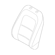 Seat Back Cushion Cover - Left, Front